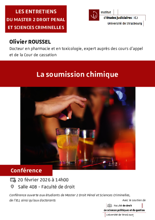 Affiche de la conférence